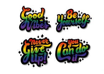 lgbt text t shirt design png