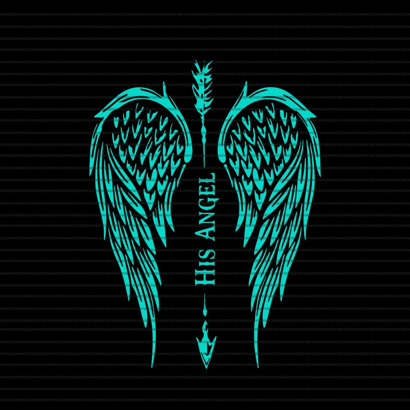 His Angel Wings Svg His Angel Wings Png His Angel Wings Shirt His Angel Wings Design Buy T Shirt Designs