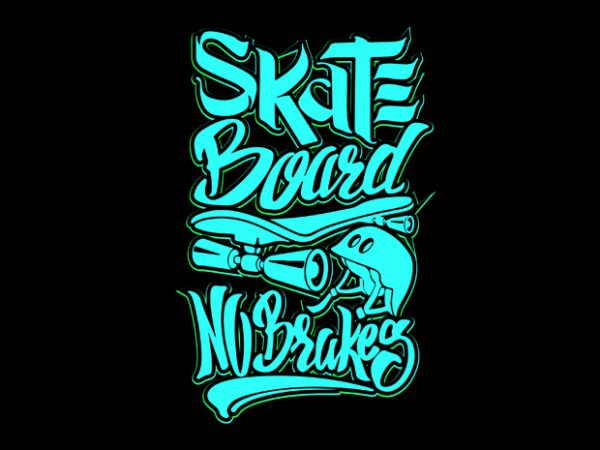 Skate2 vector tshirt design vector