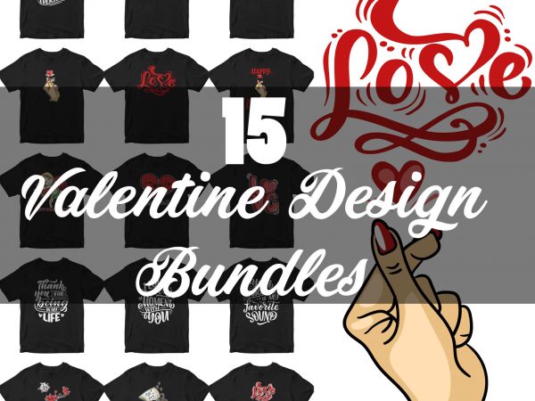 Happy valentine day graphic t-shirt design