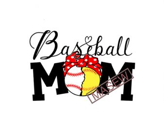 Baseball Mom SVG, Baseball SVG, Love baseball svg, Baseball Mom Shirt, Baseball Heart, Cut File for Cricut and Silhouette, print ready shirt design