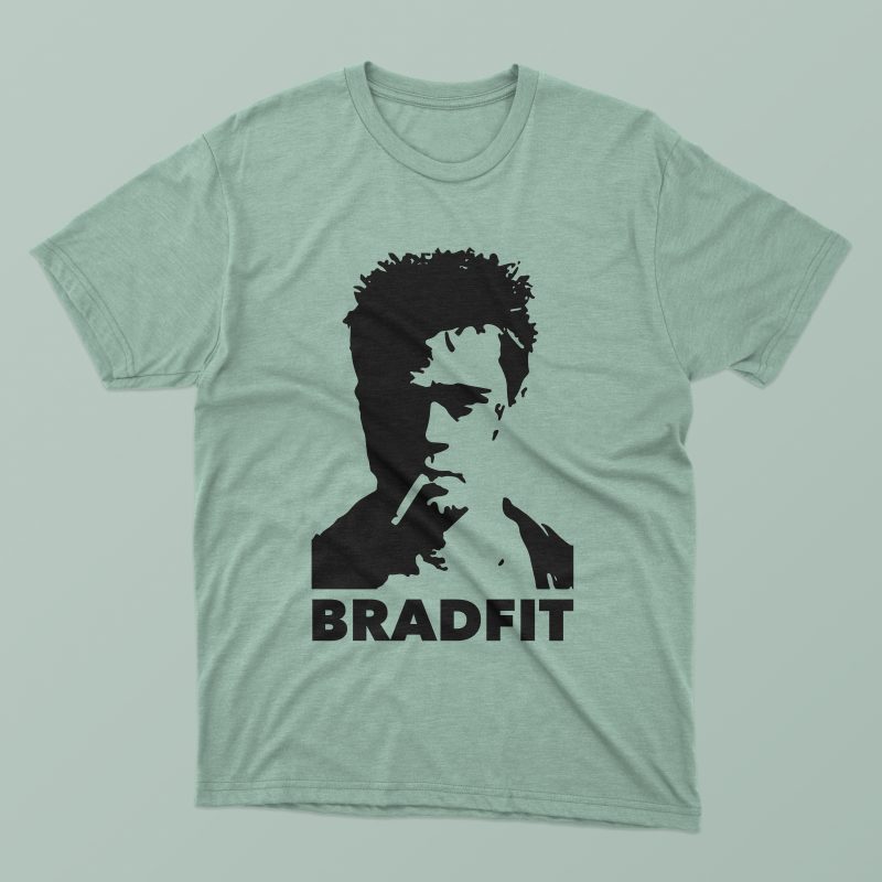 BradFit T shirt Ready to Print t shirt design graphic