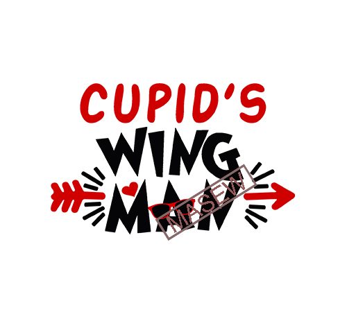 Cupid’s wing man svg, boy valentine svg, valentine svg, valnetines day svg, valentines svg, cupid svg, heart svg, love svg, love heart svg eps svg t shirt vector file