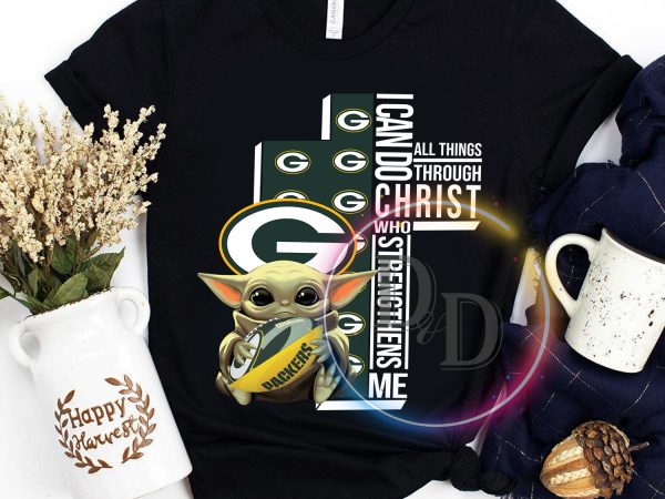 Green Bay Packers Baby Yoda Jesus Christ Football T shirt, Football US Green Bay Packers Baby Yoda Jesus Christ Football T shirt, Football US