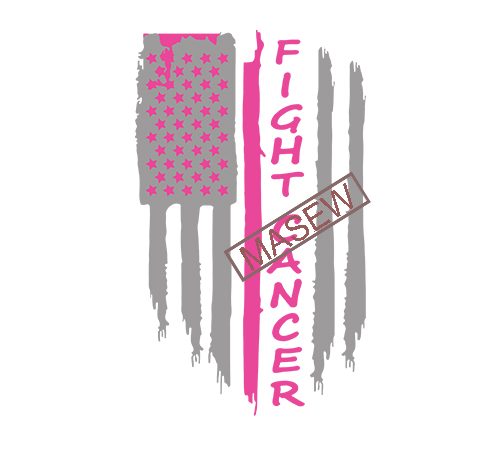 Fight breast cancer svg, cancer awareness flag, american flag eps svg png dxf digital download t shirt design for purchase