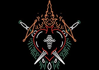 forever love tshirt design