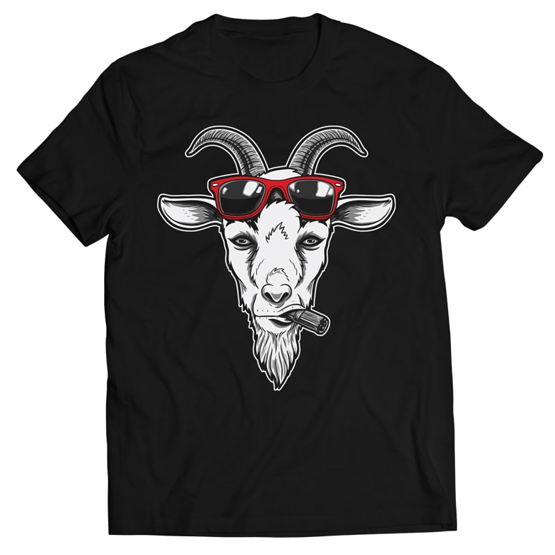 Goat Problem – Vector T-shirt Design buy tshirt design