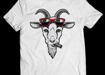 Goat Problem – Vector T-shirt Design