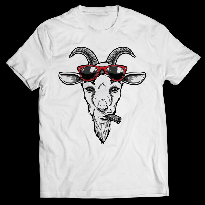 Goat Problem – Vector T-shirt Design buy tshirt design