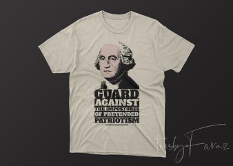 George Washington Quote T-Shirt Design