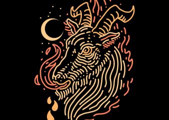 goat tshirt design