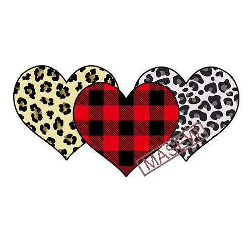 Valentine SVG, Valentine’s Day, Love, Heart, Leopard, Buffalo, EPS SVG