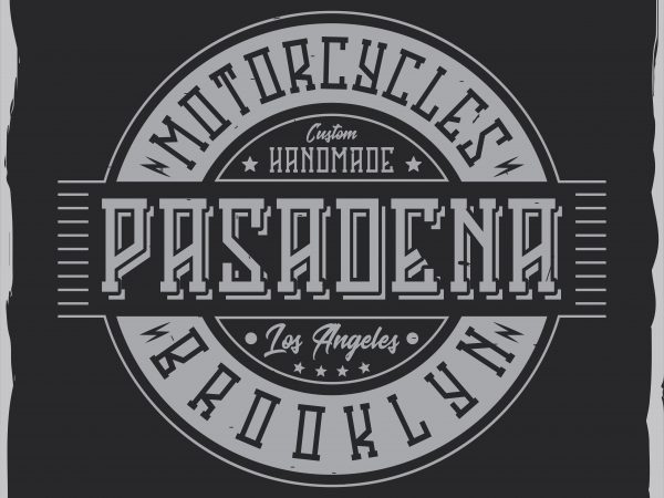 Motorcycle label design