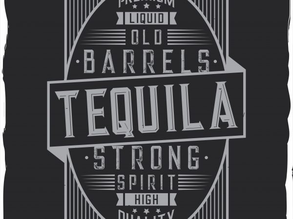 Tequila label design