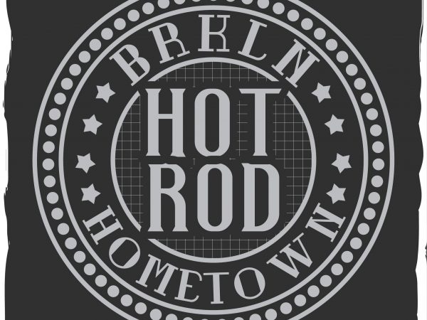 Hot rod label buy t shirt design