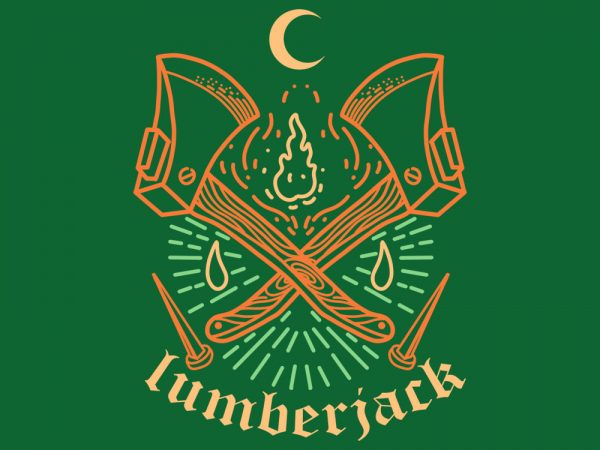 Lumberjack tshirt design Lumberjack tshirt design