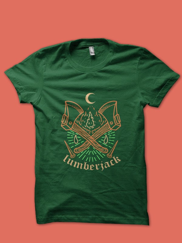 lumberjack tshirt design t shirt designs for printify