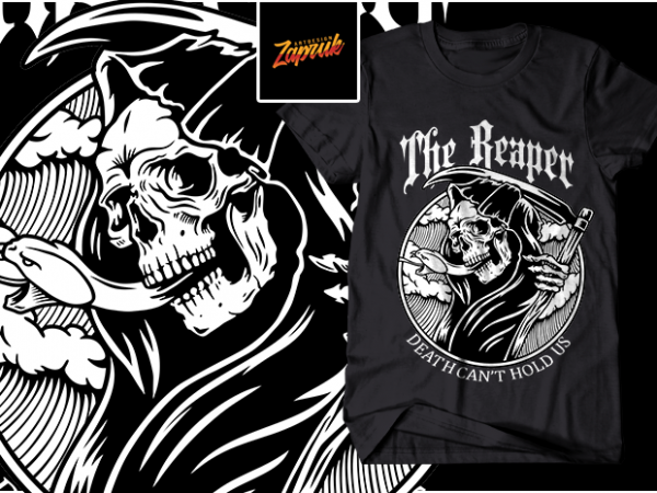 The reaper design for t shirt