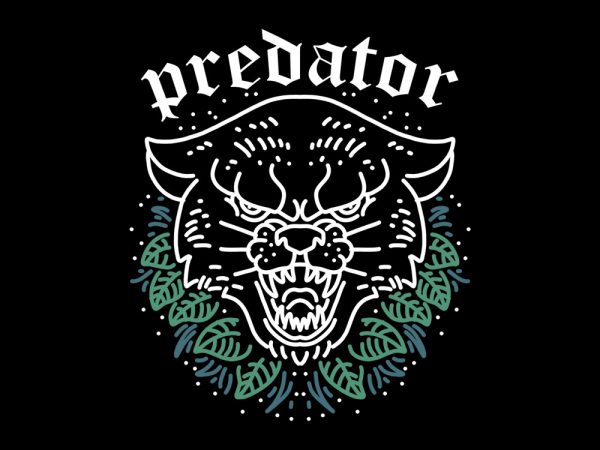 Natural predator t shirt design for sale