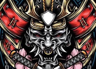 Oni Samurai t-shirt design