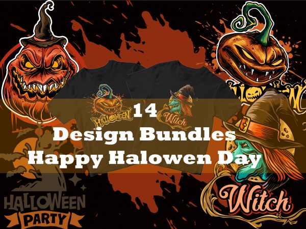 14 halloween design bundles