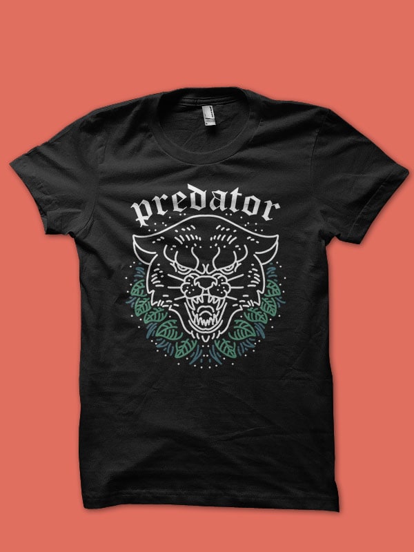 natural predator t shirt designs for merch teespring and printful