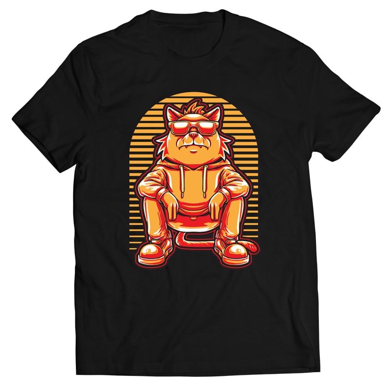 Street Cat Style – T-shirt Design t shirt design png