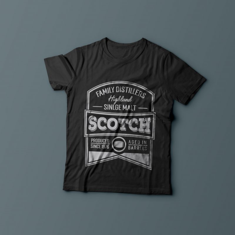 Scotch label buy t shirt designs artwork