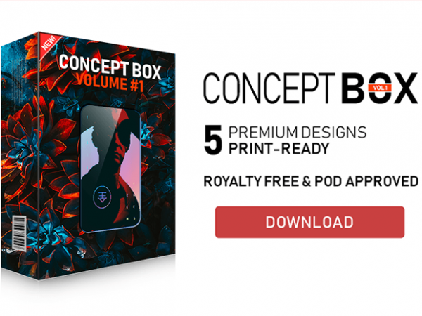 Concept box #1 t-shirt design bundle