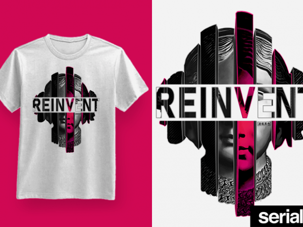 ◍ ʀᴇɪɴᴠᴇɴᴛ ◍ vaporwave streetwear graphic t-shirt design