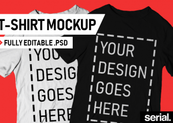 Blank T-Shirt Mockup