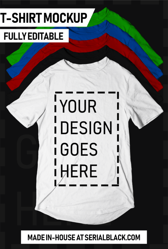 Blank T-Shirt Mockup t shirt designs for printify