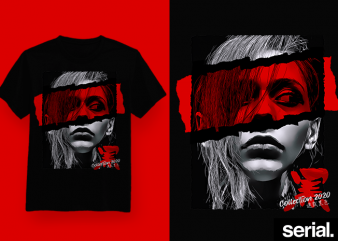 ◍ ɴᴏɪʀ ◍ Horror Film Poster Graphic T-Shirt Design