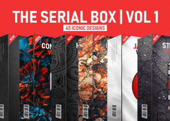 The Serial Box #1 T Shirt Design Bundle