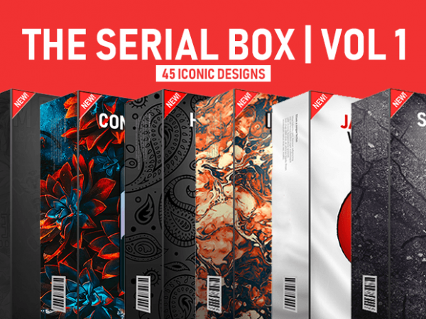 The serial box #1 t shirt design bundle