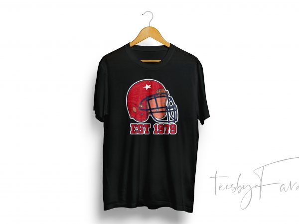 Super bowl helmet t-shirt design