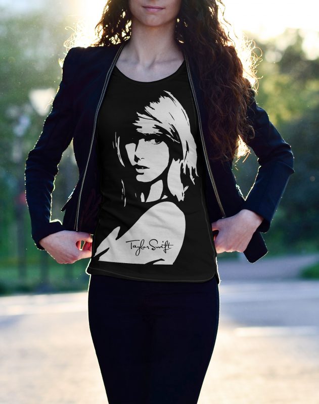 Taylor Swift art shirt design t shirt design png