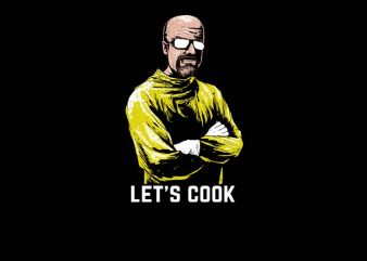 Let’s Cook design for t shirt