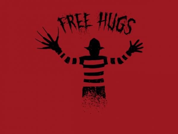 Free hugs freddy krueger buy t shirt design