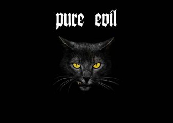 Pure Evil t-shirt design png