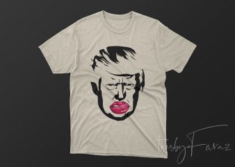 Trump Face2 T-Shirt Design