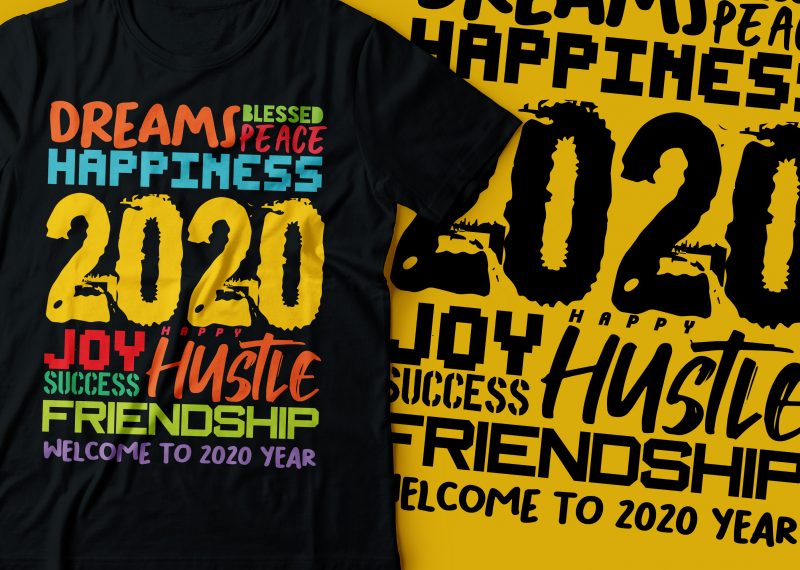 twenty twenty t shirt design | new year t-shirt designs t shirt design graphic