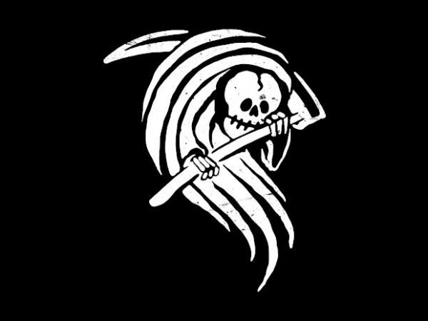 Grim reaper t-shirt design png