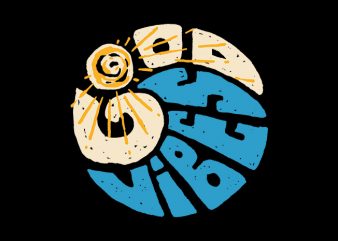 Good Vibes Typo buy t shirt design for commercial use