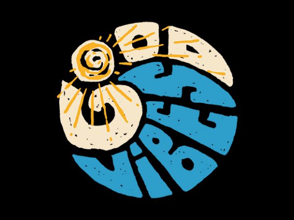 Good vibes typo buy t shirt design for commercial use