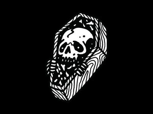 Death graphic t-shirt design