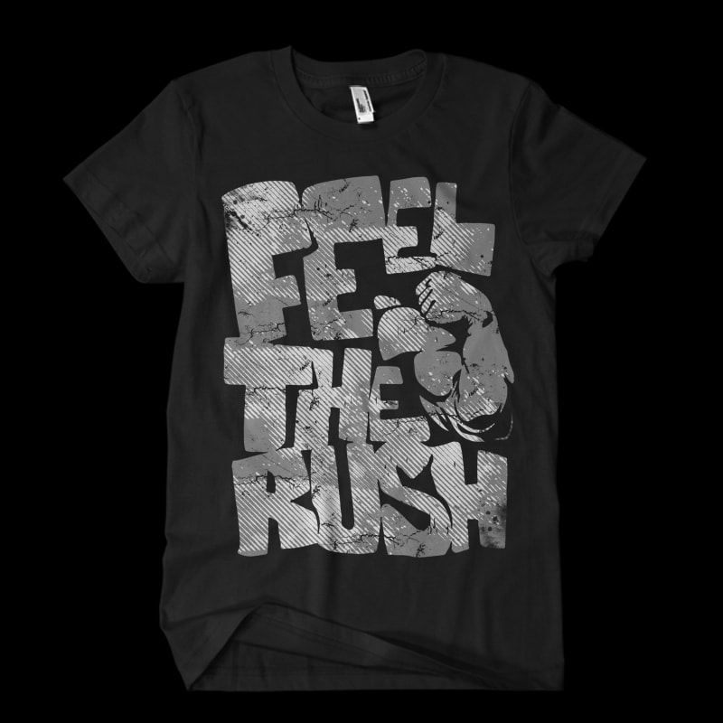 feel gym t-shirt design for sale