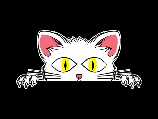 cat peeking out of pocket shirt