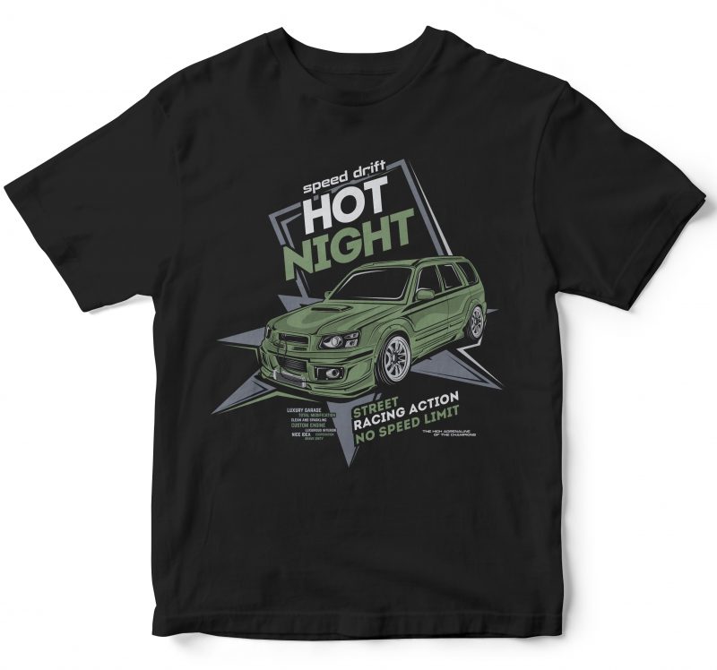 25 pop car style t-shirt designs combined with lettering design bundles