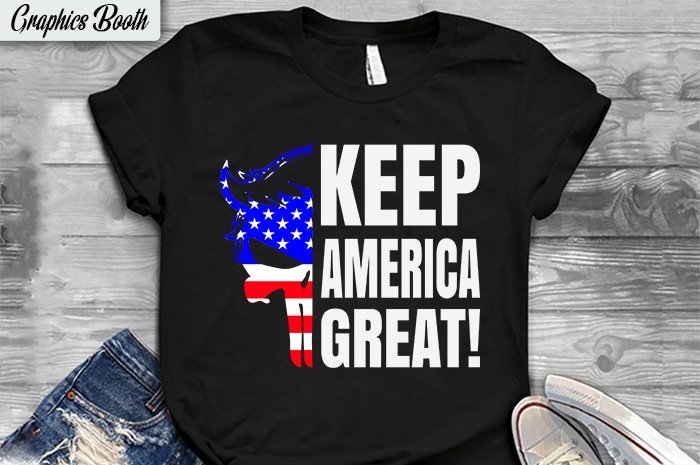Keep America Great  design for t shirt, buy t shirt design artwork,  t shirt design to buy, vector T-shirt Design, American election 2020.